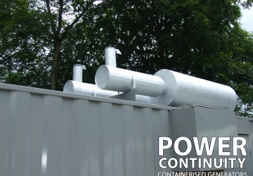 Power continuity 600kva generator container