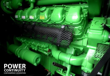 Power continuity 600kva generator inside