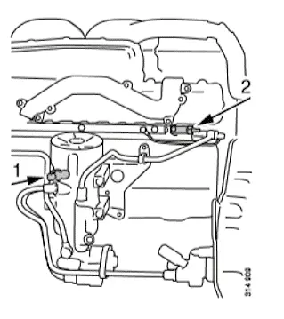 Power continuity bleeding the fuel system