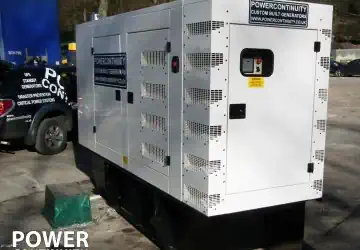 Power continuity canopied diesel generator ready for install
