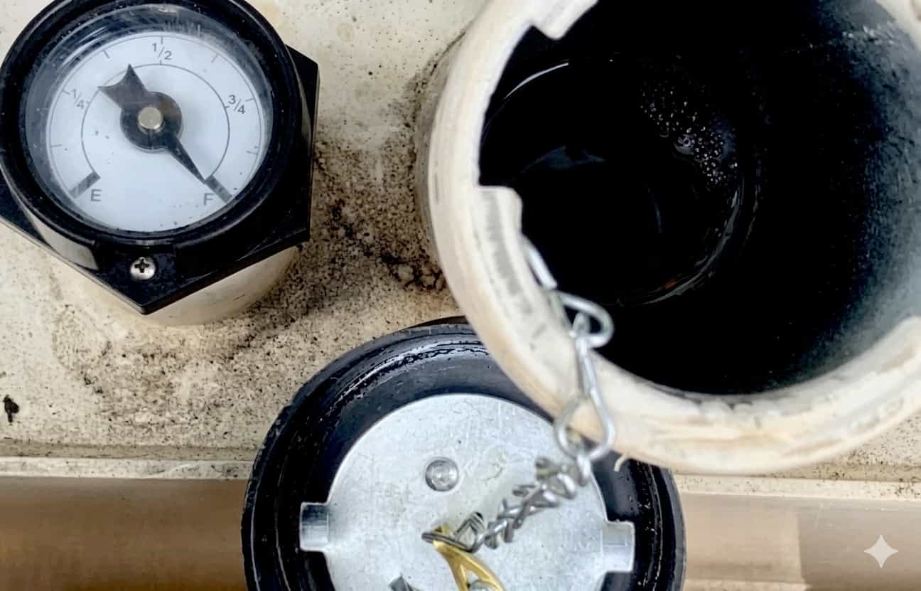 Power continuity coolant fill point