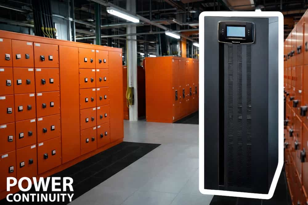 Power continuity data centre and ups