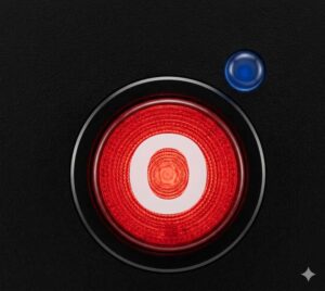 Power continuity dse 6110 red stop button