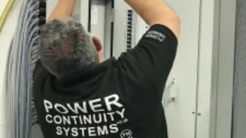 Power continuity engineer on emergency call out