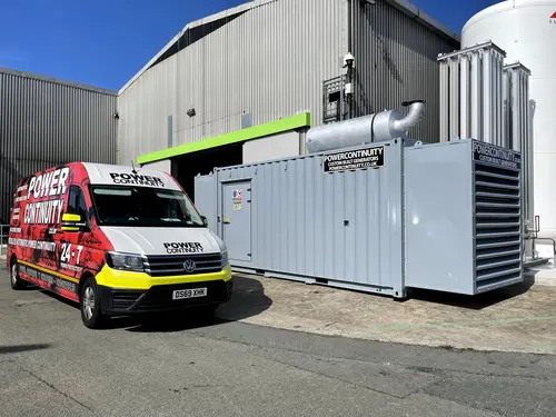 Power continuity generator and van