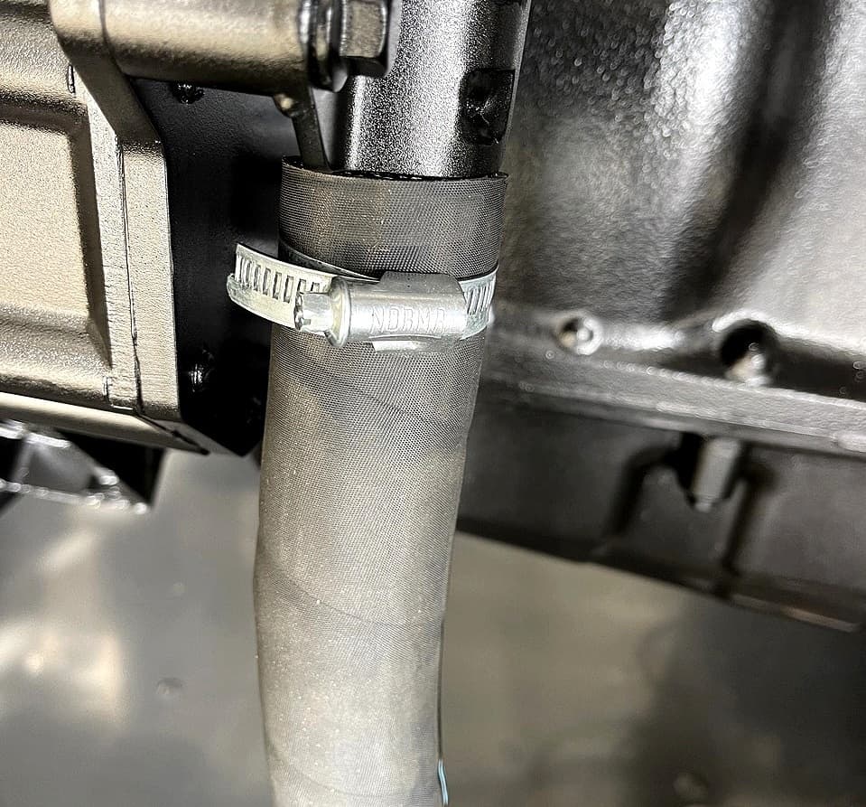 Power continuity generator hose connected