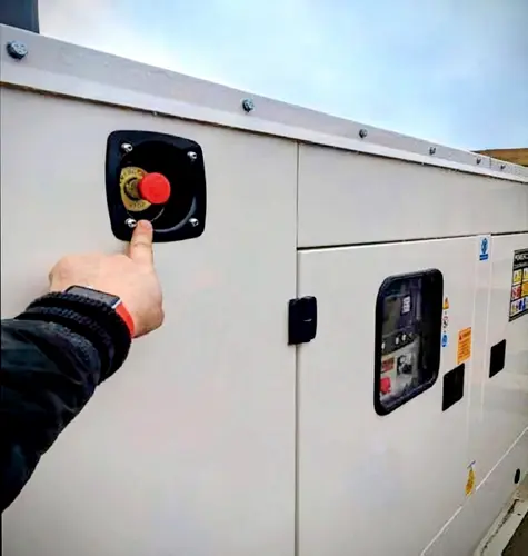 Power continuity generator stop switch