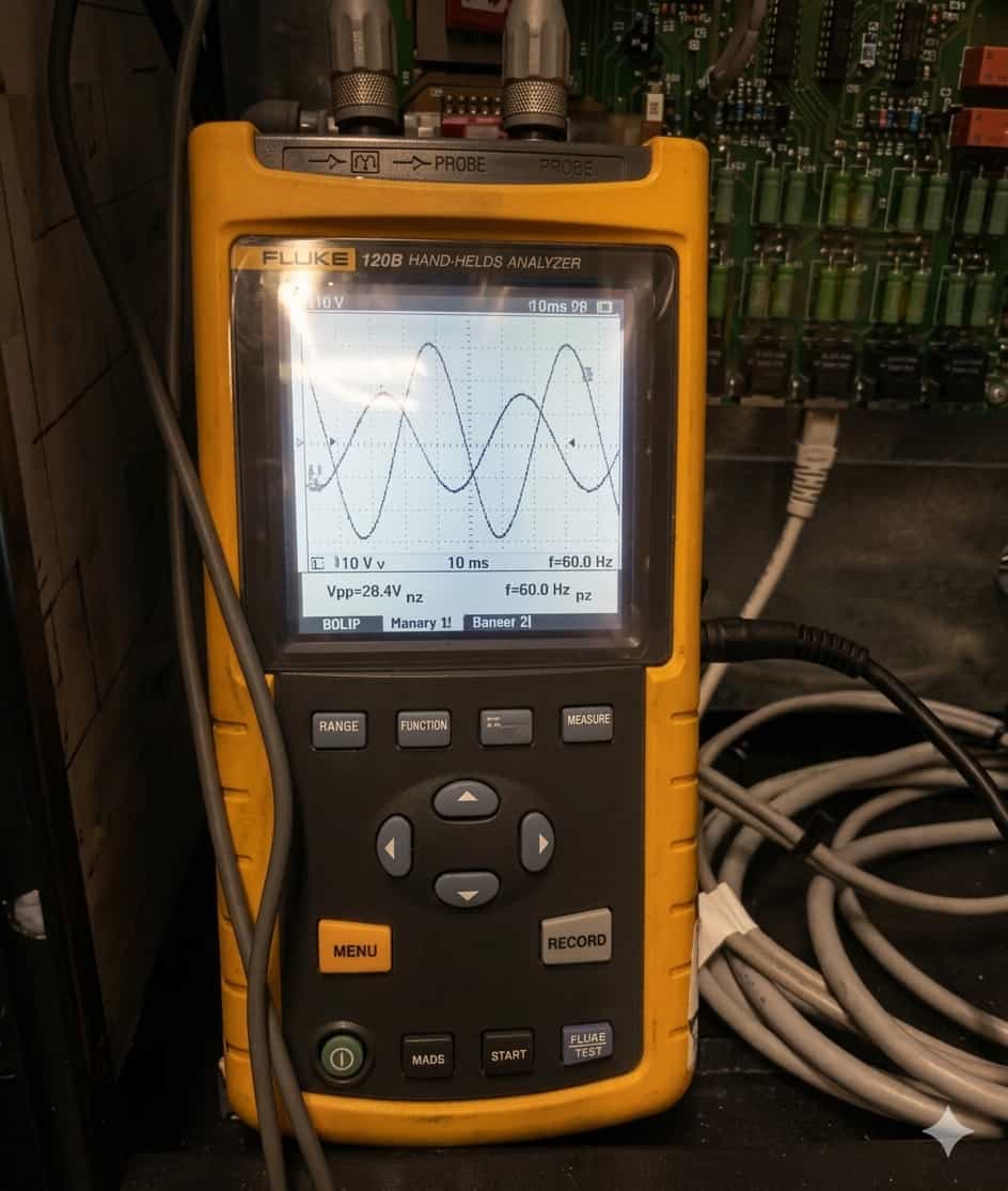 Power continuity hertz frequency meter