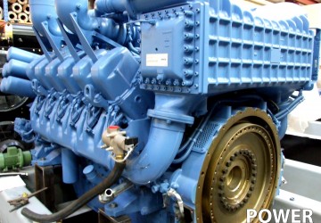 Power continuity large generator blue no container