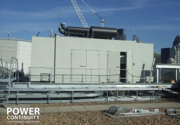 Power continuity large generator fully installed