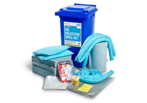 Power continuity oil spill kit