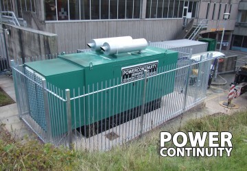 Power continuity security fencing