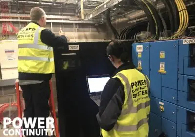 Power continuity ups installation for remote monitoring