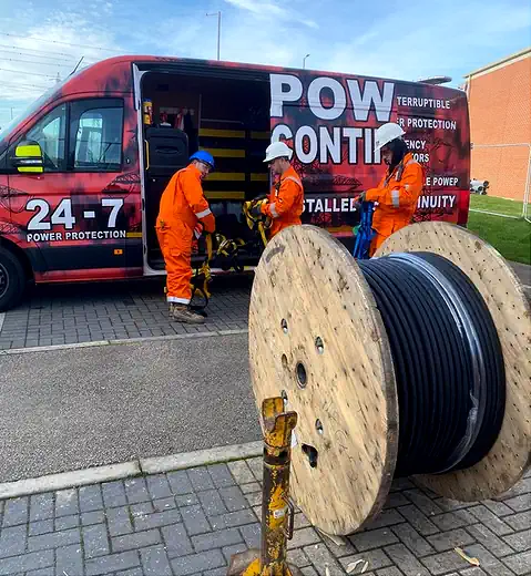 Power continuity ups rental cables