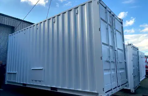 Power continuity ups rental container